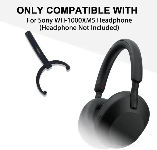 Alt view image 2 of 5 - WH-1000XM5 Swivel Hinge Replacement Headband Hanger Bracket Parts Accessories Repair Kit for Sony WH-1000XM5 Headphone (Black-Right)