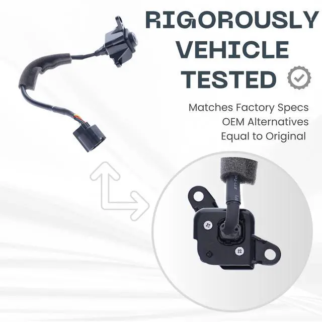 Alt view image 3 of 5 - Right Side View Backup Camera Replaces for Honda 2014 2015 2016 2017 Odyssey / 2016 2017 2018 Pilot / 2017 2018 2019 2020 Ridgeline OE Part # 36580TK8A01 36580TG7A01 36580T6ZA01