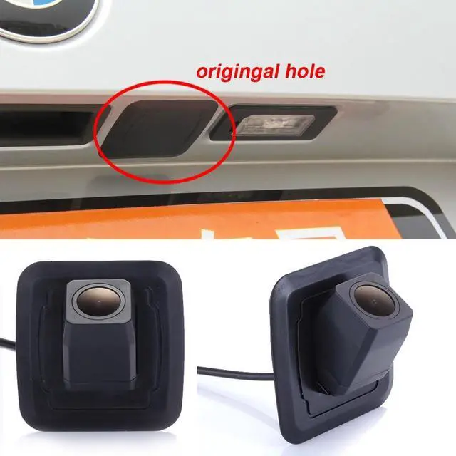 Alt view image 3 of 5 - Waterproof Night Vision Super HD Rear View Camera Replacement for BMW 3/5/7 Series 118 316 318 320 325 328Li 120i 330 335 320i 330i 335i 520 523 530/BMW X6 E71 E72 30d 335i 5d 35i 50i M M50d xDriv