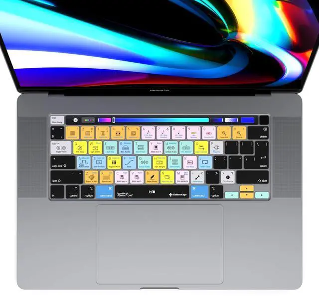Alt view image 2 of 5 - Ableton Live Keyboard Cover for 13" & 16" MacBook Pro 2020+ ^^ Genuine Shortcut Cover by Editors Keys ^^ Will not fit Other MacBook Models