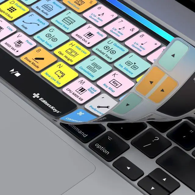 Alt view image 4 of 5 - Ableton Live Keyboard Cover for 13" & 16" MacBook Pro 2020+ ^^ Genuine Shortcut Cover by Editors Keys ^^ Will not fit Other MacBook Models