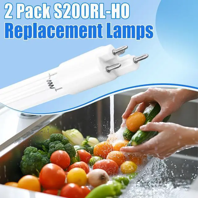 Alt view image 3 of 5 - Poweka S200RL-HO Replacement UV Lamp 2 Pack Compatible with VH200 System, SPV-200, SP200-HO, SPV-3.5, SC-200, SCM-200 Systems, Lamp Life 18,000h