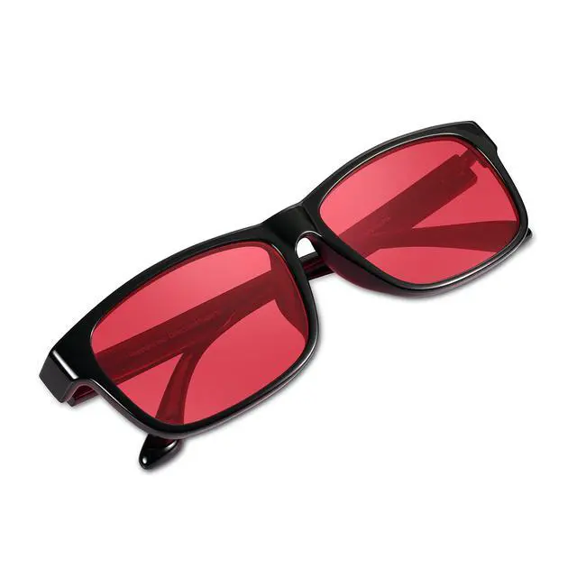 Alt view image 2 of 5 - Pilestone TP-037 Lens D Color Blind Glasses Adventurer Classic Frame for Red Blindness Indoor and Outdoor Use