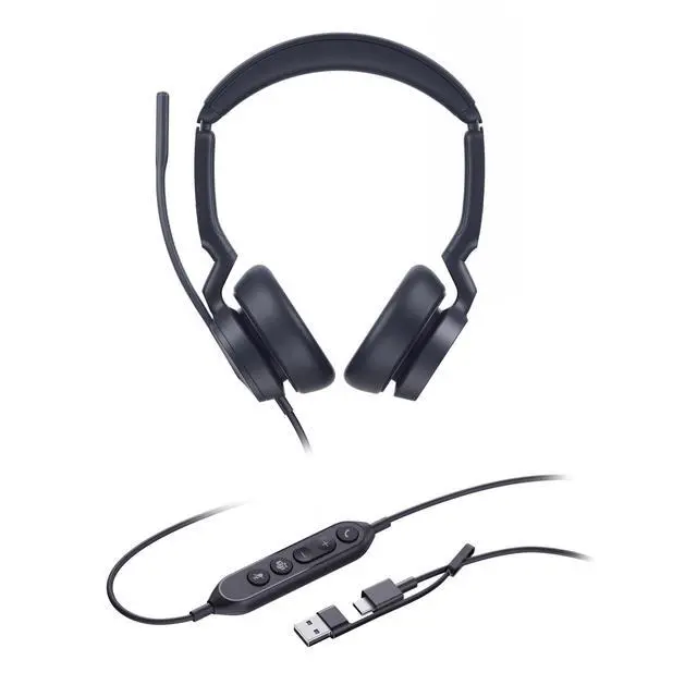 Alt view image 3 of 5 - Yealink UH46 Dual Teams USB-C/A Headset