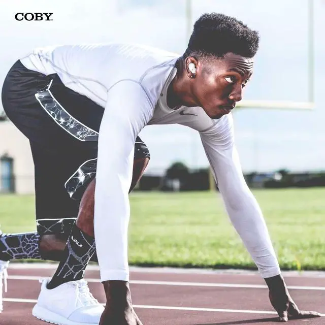Alt view image 5 of 5 - Coby Wireless Bluetooth Earbuds with Charging Case, in-Ear Headphones with Built-in Microphone, Touch Controls, Stereo Sound, USB-C Charging, Compatible with iPhone & Android