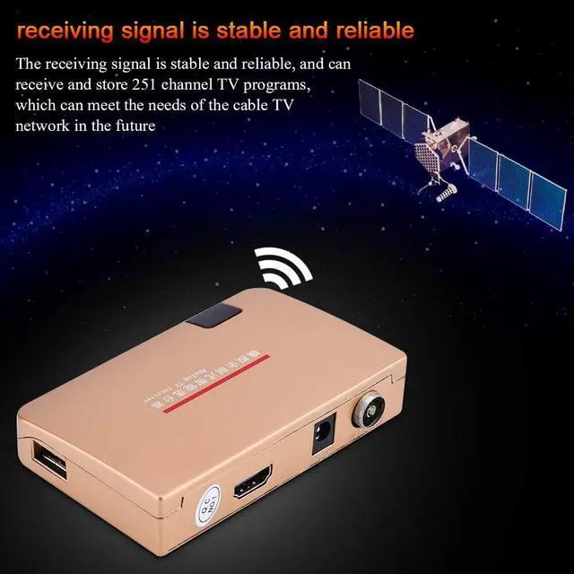 Alt view image 4 of 5 - RF to HDMI Converter Box 251 Channels with Auto Shut - Off, Wide Voltage 110-240V for HDTV/Projector, Stable Signal & Remote Control, Multimedia Teaching (US Plug)