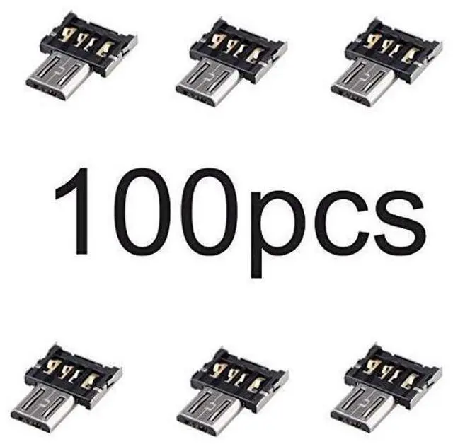 Main image of chenyang 100 Pack Micro USB OTG Adapter Micro USB Male to USB 2.0 Female Ultra Mini Size Connector Adapter