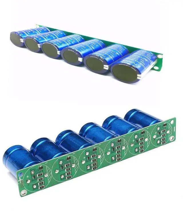 Alt view image 2 of 5 - 1Set of 6 Automotive Supercapacitor Rectifier Modules 35 x 60 mm 2.7V 500F Supercapacitor Rectifier Module with Balancing Board Circuit Boards