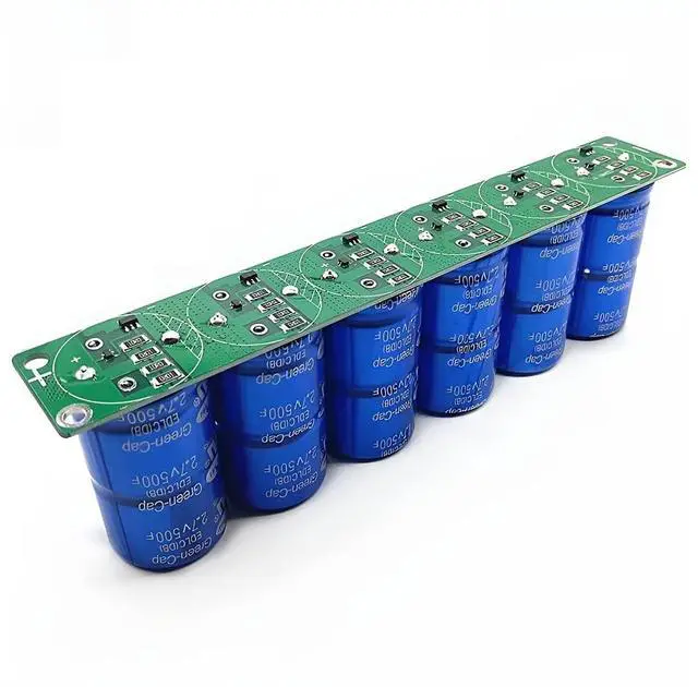 Alt view image 3 of 5 - 1Set of 6 Automotive Supercapacitor Rectifier Modules 35 x 60 mm 2.7V 500F Supercapacitor Rectifier Module with Balancing Board Circuit Boards