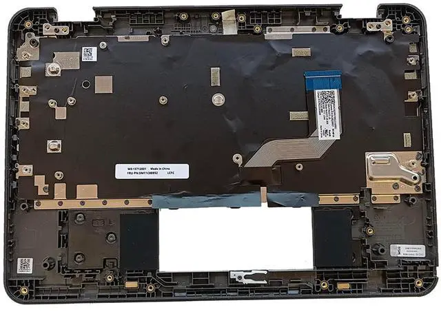 Main image of Lyinsen Replacement for Lenovo Chromebook 500E Gen3 Laptop Upper Case Palmrest Keyboard Assembly Part 11.6" 5M11C88952 5M11C88953 5M11C88954 5M11C88955 5M11K67161 Top Cover Black(WLAN)