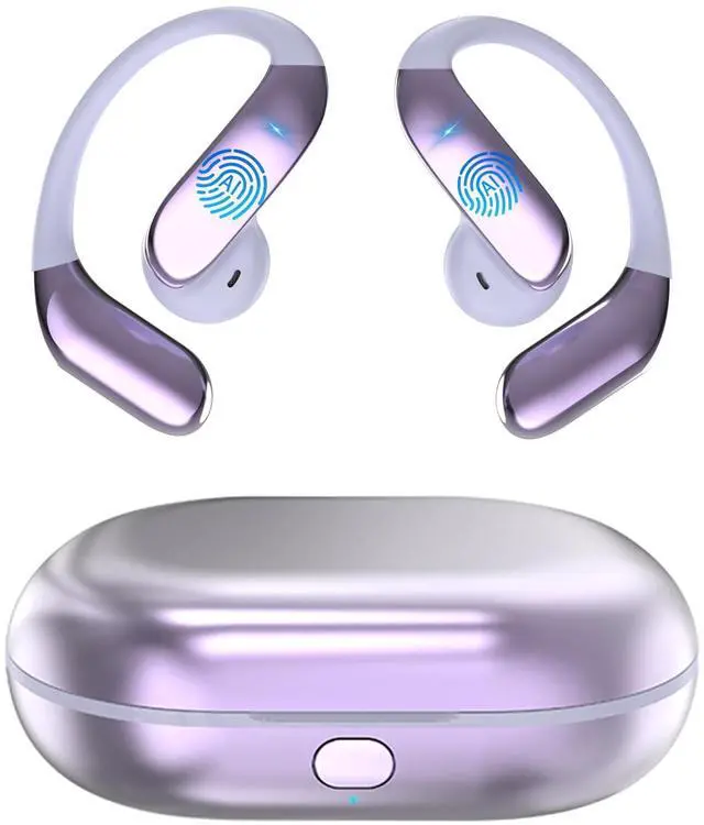 Main image of bluemaison Q102 Open Ear Design Clip On Ear Headphones Bluetooth 6.1 - Purple