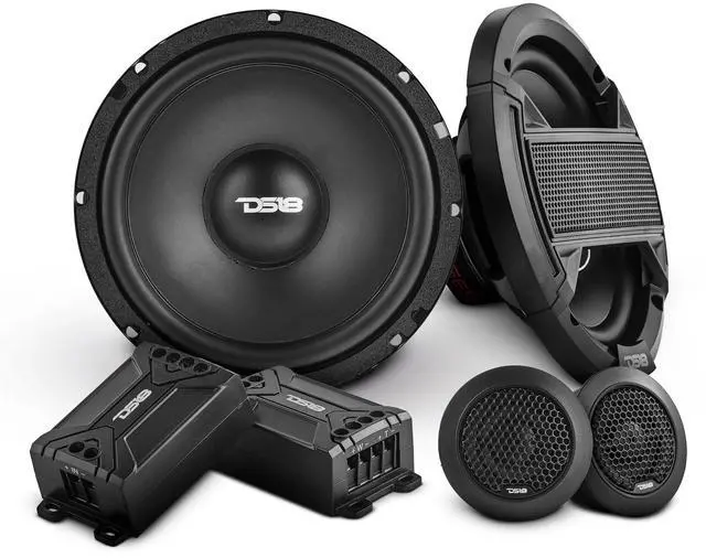Main image of DS18 S65C Select 6.5" 2-Way Component Speaker Set 200 Watts 4-Ohm, Grill Included, Pair - 6.5" Door Speakers 2-Way with 1.5" Tweeters and 2X Passive Crossovers, Component Speaker System - Set of 2