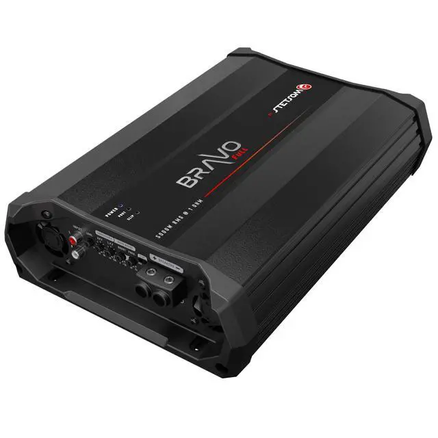 Alt view image 4 of 5 - Stetsom Bravo Full 5000 1 Ohm Mono Car Amplifier, 5000.1 5K Watts RMS, 1 Stable Car Audio, HD Sound Quality, Crossover & Bass Boost, Car Stereo Speaker Subwoofer MD, Smart Coolers