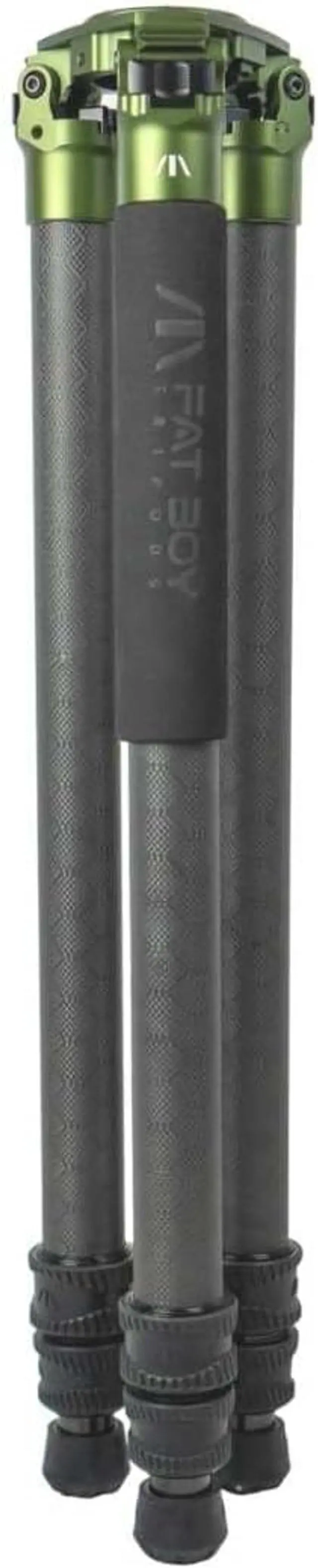 Alt view image 2 of 5 - Fatboy Tripods Traverse 2 Section Tripod - Carbon Fiber and Aluminum Tripod with Durable Frame, Lightweight, Stable, Bubble Level, Adjustable Legs, and Hands-Free Operation for Hunting, Shooting