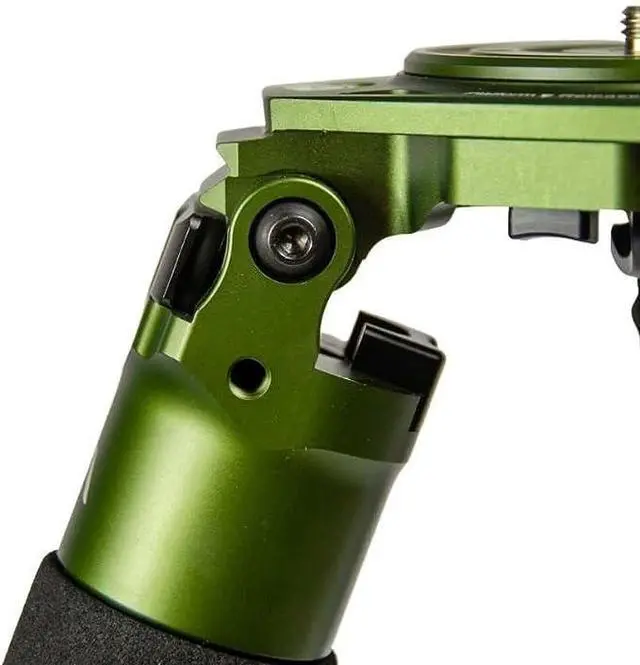 Alt view image 4 of 5 - Fatboy Tripods Traverse 2 Section Tripod - Carbon Fiber and Aluminum Tripod with Durable Frame, Lightweight, Stable, Bubble Level, Adjustable Legs, and Hands-Free Operation for Hunting, Shooting