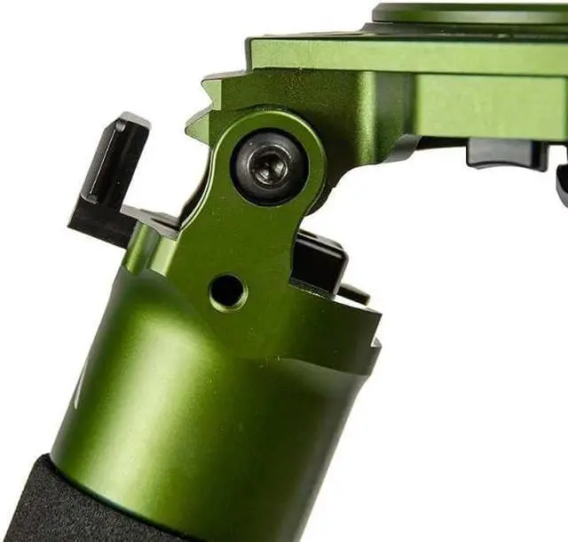 Alt view image 5 of 5 - Fatboy Tripods Traverse 2 Section Tripod - Carbon Fiber and Aluminum Tripod with Durable Frame, Lightweight, Stable, Bubble Level, Adjustable Legs, and Hands-Free Operation for Hunting, Shooting