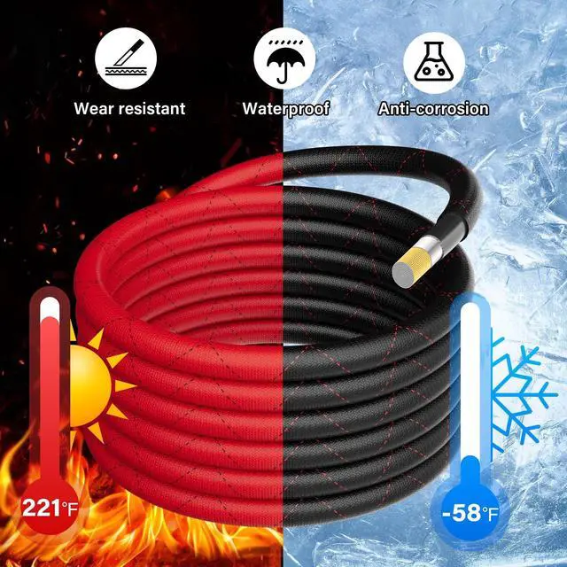 Alt view image 5 of 5 - HiFind 4 Gauge AWG Power Ground Wire Cable 35 Ft/2 Pack, True Spec Shielded Braided Welding Battery Cable Terminal for Automotive, Car Audio, Amp Wiring,Speaker Stereo,Solar,Marine,Generator-Red+Black