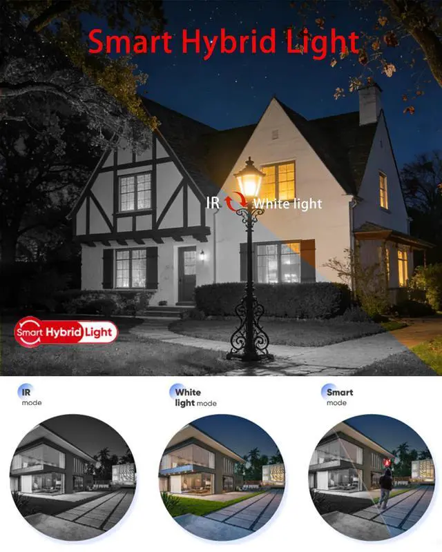 Alt view image 4 of 5 - Koiron DS-2CD1043G2-LIUF HIKVIS0N_4MP IP Bullet PoE Camera, Smart Hybrid Light, Human/Vehicle Detection, Built-in Microphone, Support 512GB SD Card, 2.8mm Lens, Internation English Version