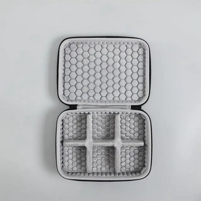 Alt view image 5 of 5 - Portable Hard Protective Shell Skin Carrying Case for Sony IER-Z1R M7 M9 for Sennheiser IE900 IE800S IE600 for iBasso AM05 IT01S IT07 in-Ear HiFi Earphone Earhook Storage Box Bag Cover (6 Cells Box)