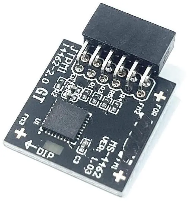 Main image of IFIXAI TPM 2.0 Module SPI 12PIN Module SLB9670 for MSI B550M PRO-VDH WiFi