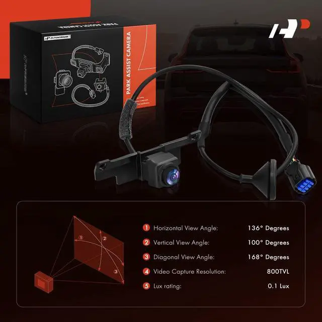 Alt view image 2 of 5 - A-Premium Rear View Backup Camera Compatible with Kia
