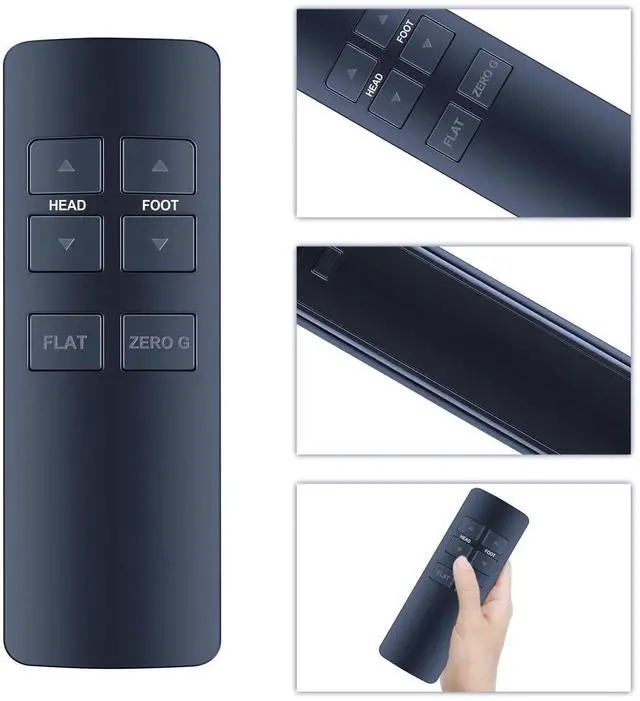 Alt view image 5 of 5 - RYQIF Replacement Remote Control fits OKIN Refined Serta Motion Essentials III/iSeries Beautyrest TEMPUR-Pedic Adjustable Bed