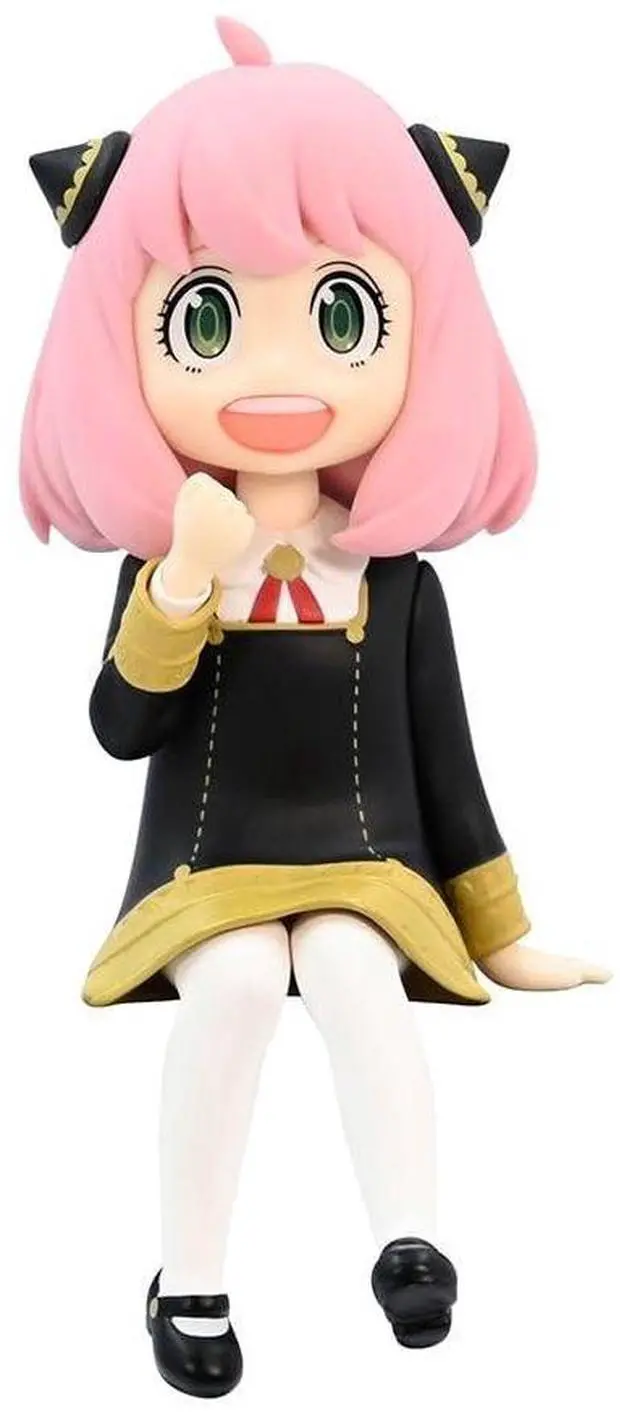 Main image of Furyu Unisex Children's SPY X Family Anya Statuette Noodle Stopper 10 cm Black, Black, Estandar