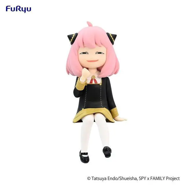 Alt view image 2 of 5 - Furyu Unisex Children's SPY X Family Anya Statuette Noodle Stopper 10 cm Black, Black, Estandar