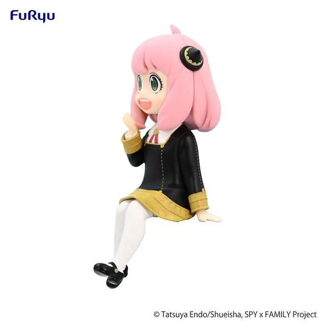 Alt view image 4 of 5 - Furyu Unisex Children's SPY X Family Anya Statuette Noodle Stopper 10 cm Black, Black, Estandar