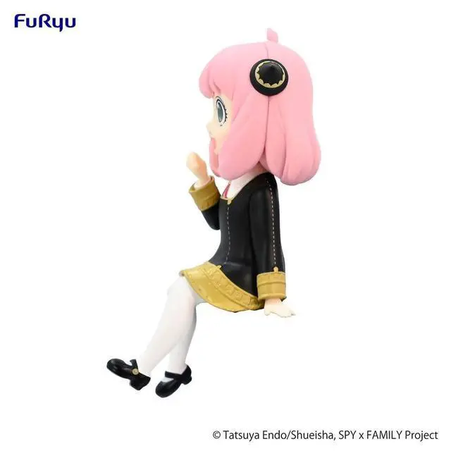 Alt view image 5 of 5 - Furyu Unisex Children's SPY X Family Anya Statuette Noodle Stopper 10 cm Black, Black, Estandar