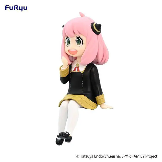 Alt view image 3 of 5 - Furyu Unisex Children's SPY X Family Anya Statuette Noodle Stopper 10 cm Black, Black, Estandar