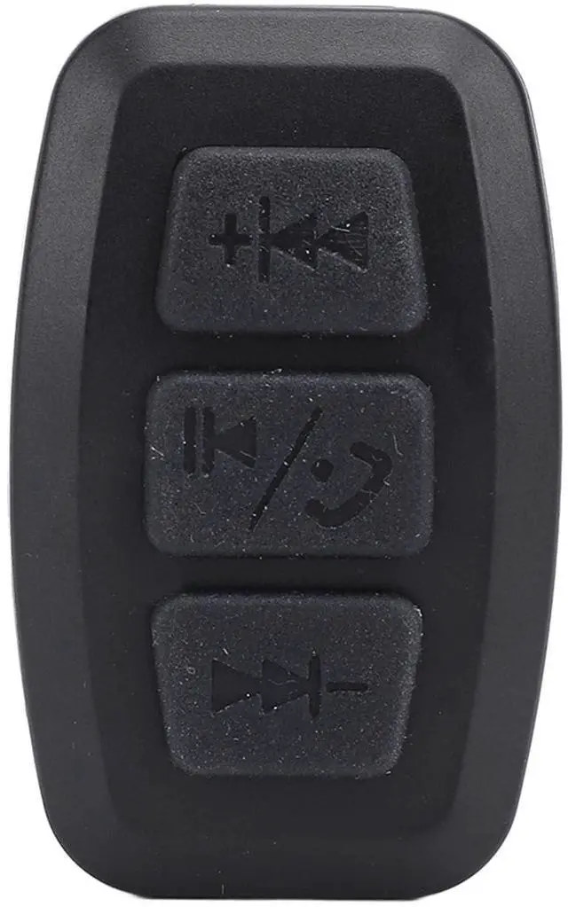 Main image of Bluetooth Media Buttons Remote Control, Wire Less Controller for Car Bike Motorbike IPX6 Bike Wire Less Phone Controller for Easy Pairing (Black)