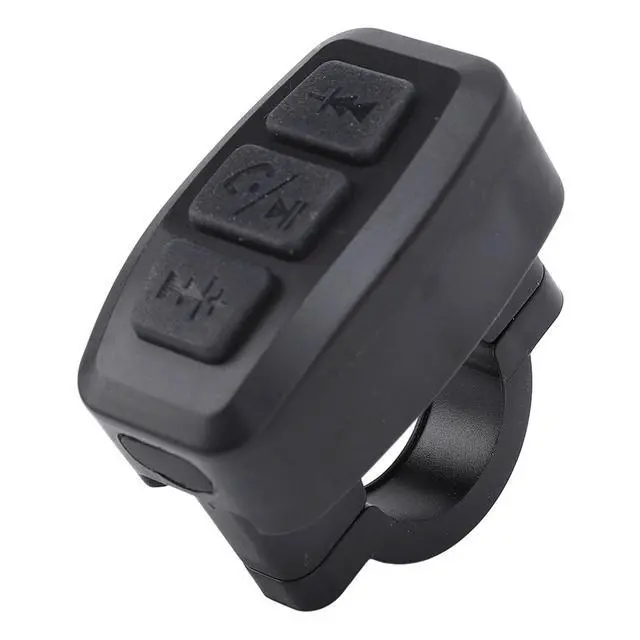 Alt view image 2 of 4 - Bluetooth Media Buttons Remote Control, Wire Less Controller for Car Bike Motorbike IPX6 Bike Wire Less Phone Controller for Easy Pairing (Black)