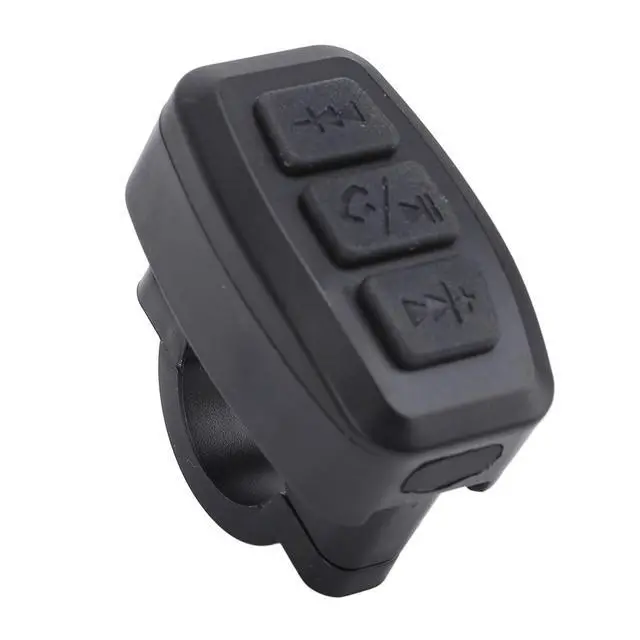 Alt view image 3 of 4 - Bluetooth Media Buttons Remote Control, Wire Less Controller for Car Bike Motorbike IPX6 Bike Wire Less Phone Controller for Easy Pairing (Black)