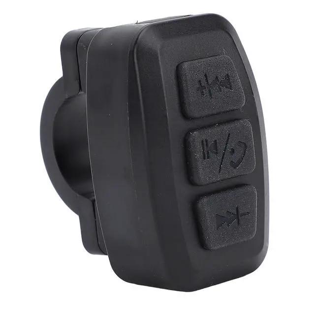 Alt view image 4 of 4 - Bluetooth Media Buttons Remote Control, Wire Less Controller for Car Bike Motorbike IPX6 Bike Wire Less Phone Controller for Easy Pairing (Black)
