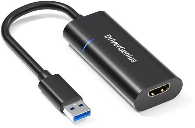 Main image of Fly Kan USB 3.0 to HDMI Video Adapter,USB Type-A to HDMI Converter with Indicator for Monitor,1080p/60Hz - External Graphics Video Display Card for Windows 11 and macOS,Slim and Lightweight Design