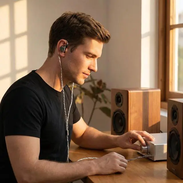 Alt view image 5 of 5 - Sabaj TINHIFI T6 Wired Gaming Earbuds with 1DD+1 Planar Hybrid in-Ear Monitor IEM,Noise-Cancelling Mic & Custom PEQ,Zero-Latency for FPS/MOBA (TypeC with Mic)