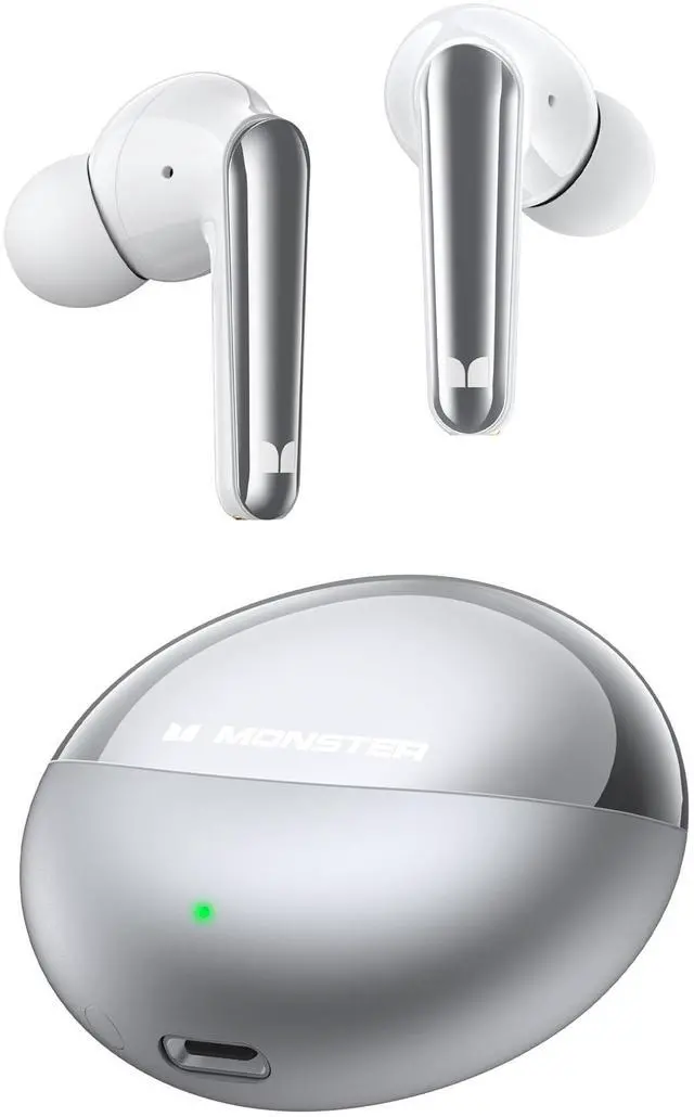 Main image of Monster N-Lite 203 AirLinks Wireless Earbuds Bluetooth 5.3 Headphones HiFi Stereo, Wireless Earphones with IPX6 Waterproof, 30H Playback, Type-C Charging, HD Clear Call, Touch Control in