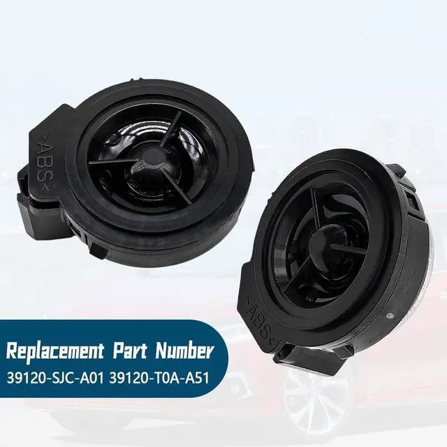 Alt view image 4 of 5 - QIEFOAD Tweeter Speaker 2pcs 39120-SJC-A01 Fit for Honda Civic 2006-2021 for CR-V 2012-2016 for Accord 2008-2022 for HR-V 2016-2022 Replace 39120-T0A-A51