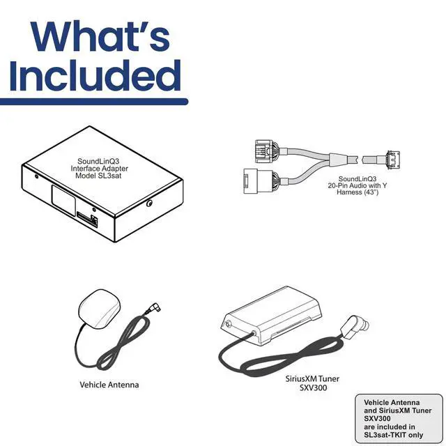 Alt view image 2 of 5 - VAIS Technology SL3sat-L-w/Tuner Kit Tuner kit SiriusXM Satellite Radio Add-on Adapter - Compatible with Lexus Models - Automotive Grade Quality & DIY Installation
