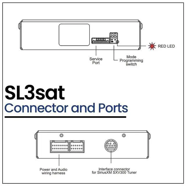 Alt view image 3 of 5 - VAIS Technology SL3sat-L-w/Tuner Kit Tuner kit SiriusXM Satellite Radio Add-on Adapter - Compatible with Lexus Models - Automotive Grade Quality & DIY Installation