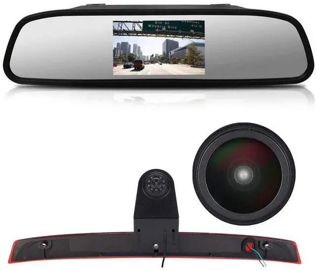 Main image of Super HD 1280x720 Pixels 1000 TV Lines 3rd Brake Light Reversing Camera Brake lamp Parking Camera for Mercedes Benz Viano Vito W639 Van 3 2003-2014 VW Crafter ab 2017 Transporter Van
