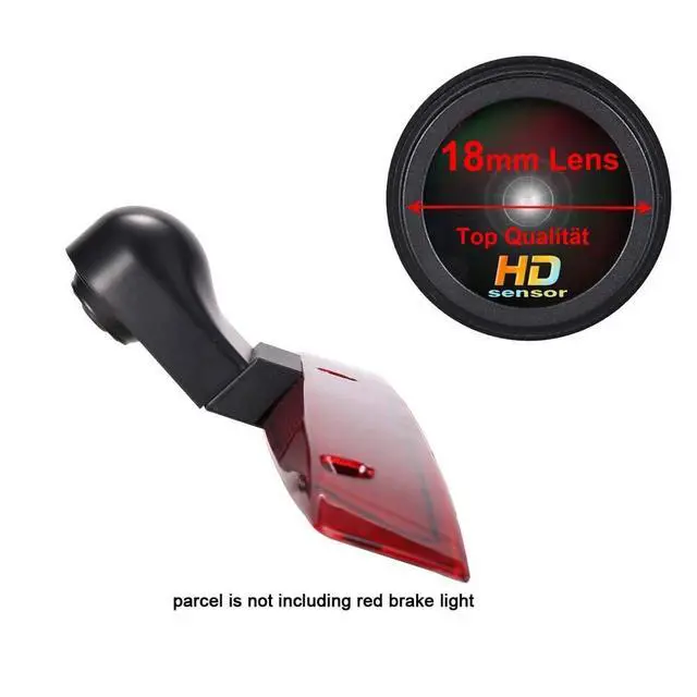 Alt view image 3 of 5 - Super HD 1280x720 Pixels 1000 TV Lines 3rd Brake Light Reversing Camera Brake lamp Parking Camera for Mercedes Benz Viano Vito W639 Van 3 2003-2014 VW Crafter ab 2017 Transporter Van