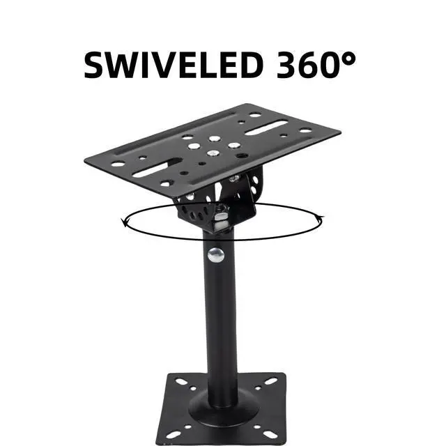Alt view image 5 of 5 - Nbguigdstr Heavy Duty Speaker Wall, Ceiling, or Shelf Mounts Support up to 80lb ^^ Speaker Brackets Holders and Stand Mount ^^ Adjustable Swivel & Tilt (2 Packs,Black)
