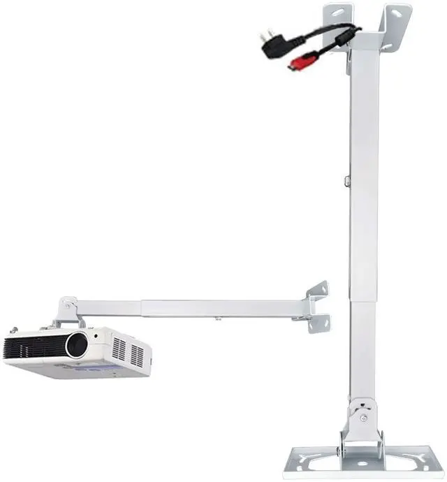 Main image of Deselen Projector Ceiling and Wall Mount, Easy Installation Versatile Mount, Universal Max 20 kg, White
