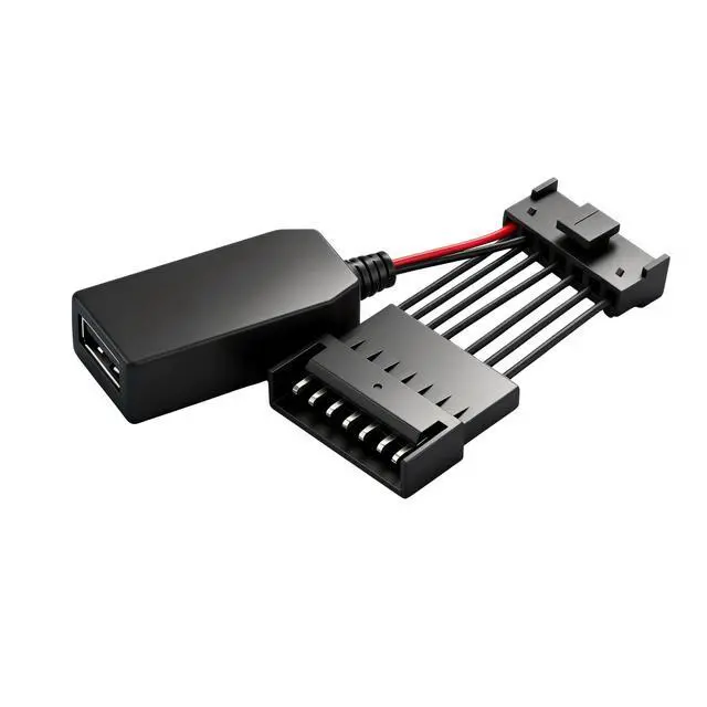 Main image of Rkakneecs Dashcam Power Adapter (7-pin Type B), Compatible with Select Nissan, Mitsubishi, Toyota, & More. Connects to The Rearview Mirror, Non-Destructive Installation, Plug and Play.
