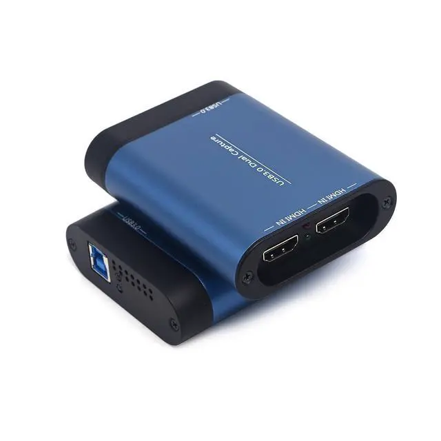 Alt view image 4 of 4 - SDTNOVA Dual HDMI Input to USB3.0 Video Lossless Capture 360MB/s for Windows 1080P 60fps UVC YUV422 PnP Broadcast Live Streaming Convert USB External HDMI Video Capture Free Driver