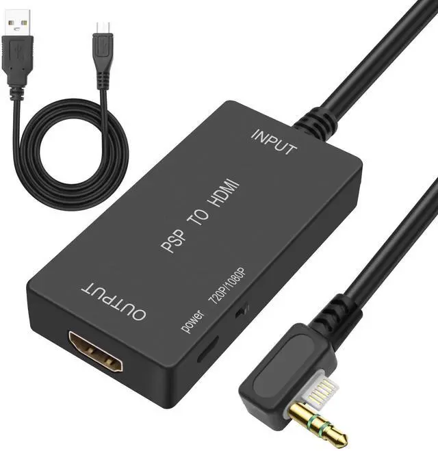 Main image of MEIRIYFA PSP2000/PSP3000 to HDMI Adapter Converter HDMI Cable for PSP2000/3000 Handheld Game Console Accessories Support 1080p/720p for HDTV MonitorProjector -9.84FT