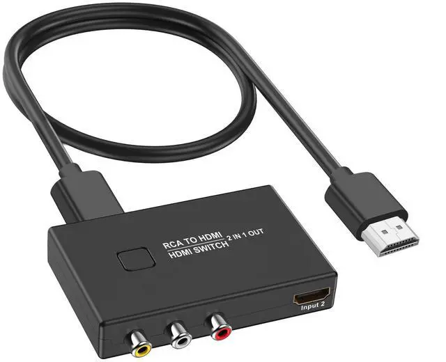 Main image of RCA to HDMI Converter, AV to HDMI Converter Adapter 2 in 1 Out