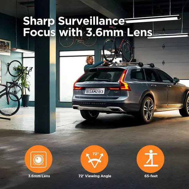 Alt view image 4 of 5 - TIGERSECU 1080P Long Range Bullet Security Camera for DVR, Weatheproof for Indoor/Outdoor Use, Hybrid 4-in-1 OSD Switch for TVI/CVI/AHD/CVBS DVRs (Power Supply and Coaxial Cable Sold Separately)
